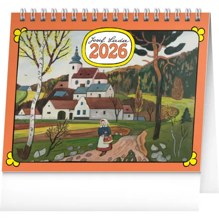 NOTIQUE Stolní kalendář Josef Lada 2026, 16,5 x 13 cm