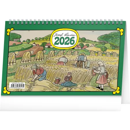 NOTIQUE Stolní kalendář Josef Lada 2026, 23,1 x 14,5 cm