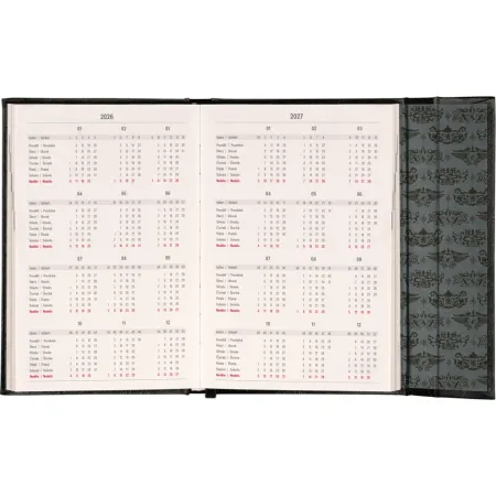 NOTIQUE Týdenní magnetický diář Harry Potter –  Lumos 2026, 11 x 16 cm