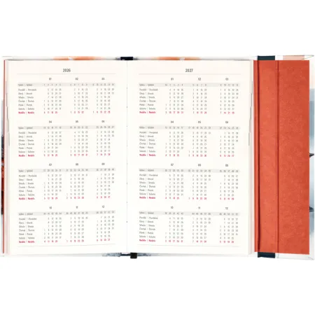 NOTIQUE Týdenní magnetický diář Japonsko 2026, 13 x 21 cm