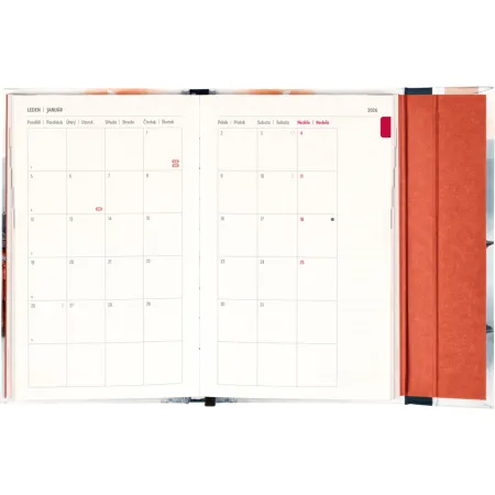 NOTIQUE Týdenní magnetický diář Japonsko 2026, 13 x 21 cm