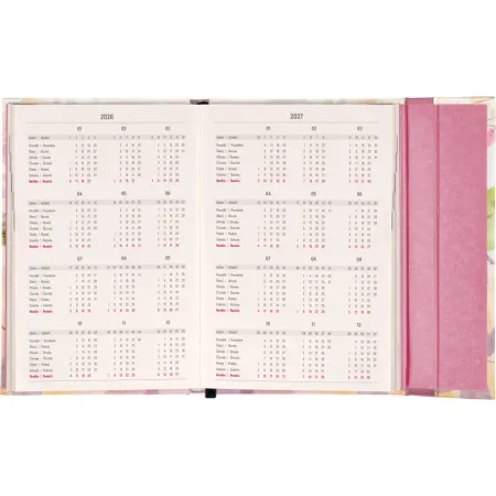 NOTIQUE Týdenní magnetický diář Ptáčci 2026, 11 x 16 cm