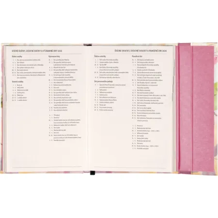 NOTIQUE Týdenní magnetický diář Ptáčci 2026, 11 x 16 cm