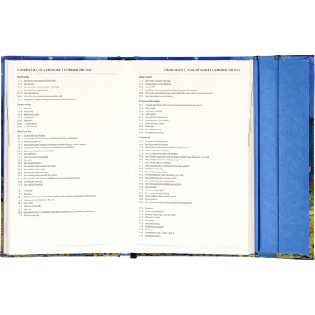 NOTIQUE Týdenní magnetický diář Vincent van Gogh 2026, 13 x 21 cm