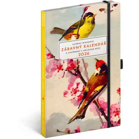 NOTIQUE Zábavný kalendář Kateřiny Winterové 2026, 13 x 21 cm