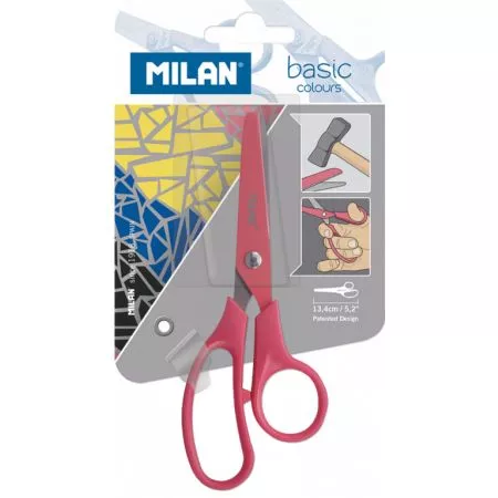 Nůžky Milan   dětské  blistr barevné