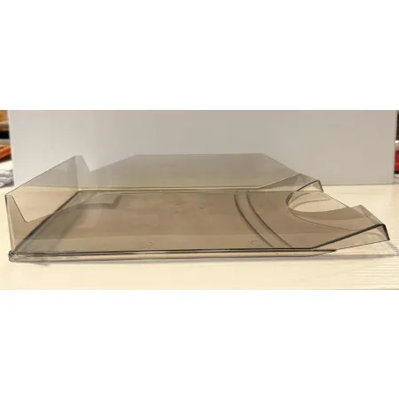 Odkladač plastový Victoria, transparentní kouřový