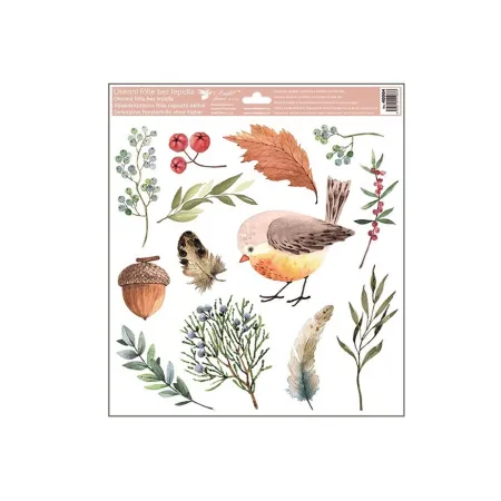 Okenní fólie 40004 podzimní les 30x33,5cm