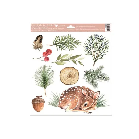 Okenní fólie 40004 podzimní les 30x33,5cm