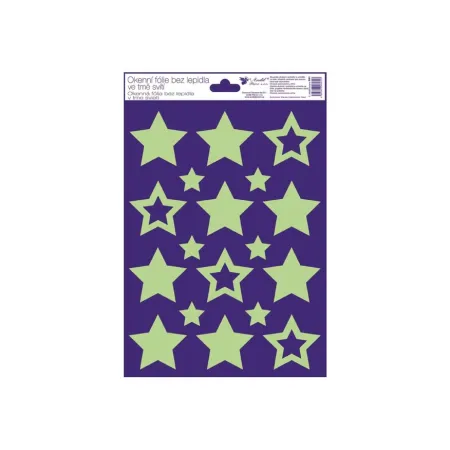 Okenní fólie 991 plastická svíticí ve tmě 20x30cm