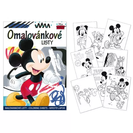 Omalovánky MFP A4 Disney (Mickey)