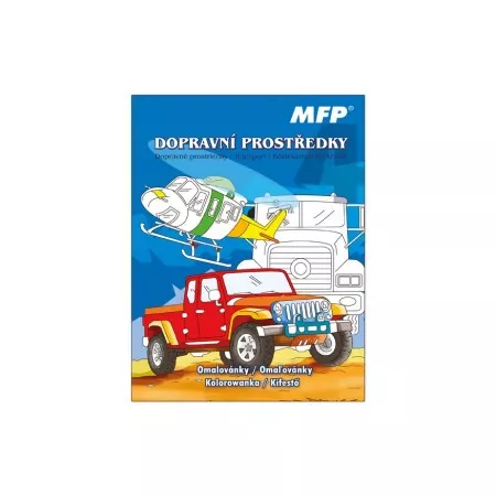Omalovánky MFP A4 Dopravní prostředky 4 210x276/32s