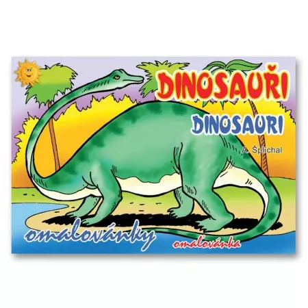 Omalovánky pro děti MFP A5 Dinosauři