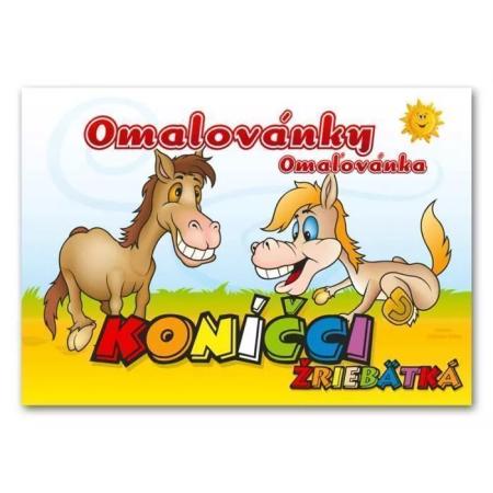 Omalovánky pro děti MFP A5 Koníčci