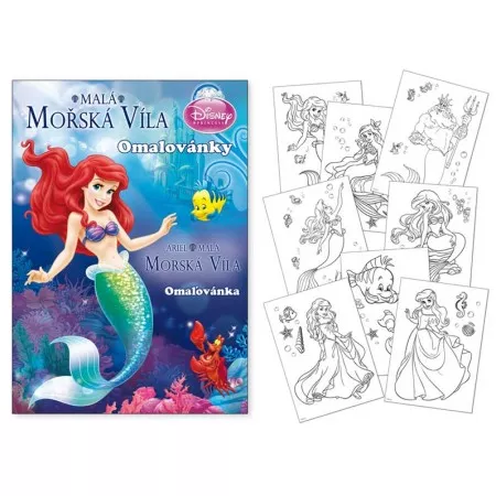 Omalovánky pro děti MFP A4 Disney (Ariel)