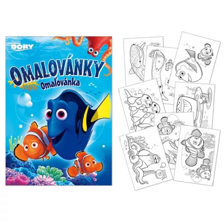 Omalovánky pro děti MFP A4 Disney (Hledá se Dory)