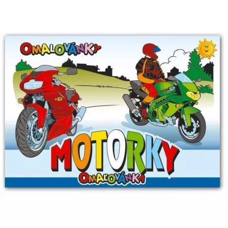Omalovánky pro děti MFP A5 Motorky