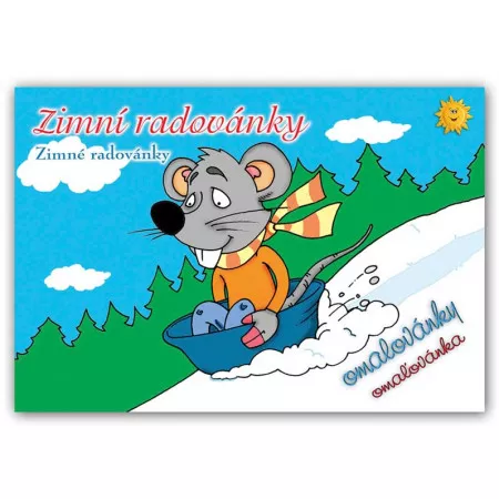 Omalovánky pro děti Zimní radovánky