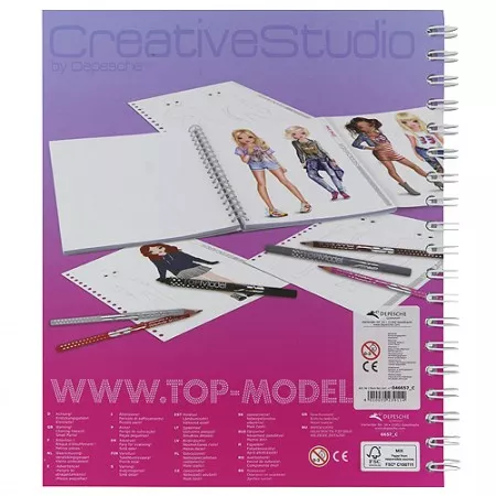 Omalovánky Top Model Lexy & Louise