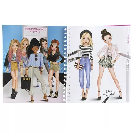 Omalovánky Top Model Miju/Christy/Hayden