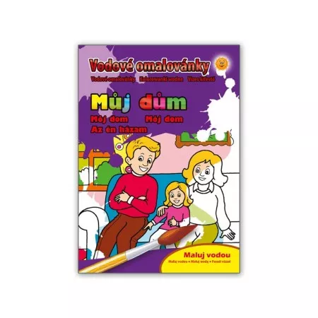 Omalovánky vodové MFP Můj dům 205x290 16s