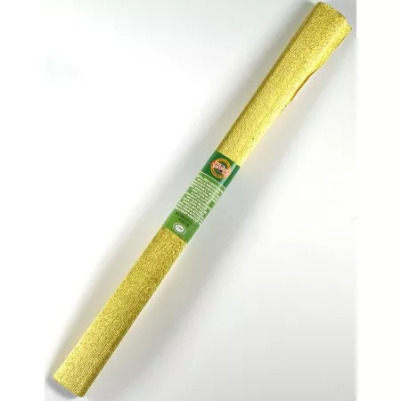 Papír krepový 9755/85 metalizovaný zlatý