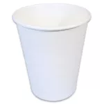 Papírový kelímek 0,2l BÍLÝ, BEZ PLASTŮ - M, 280 ml, 8 OZ 80 mm (50 ks)