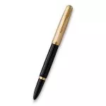 Parker 51 Deluxe Black GT 18K plnicí pero hrot F