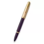 Parker 51 Deluxe Plum GT 18K plnicí pero hrot M