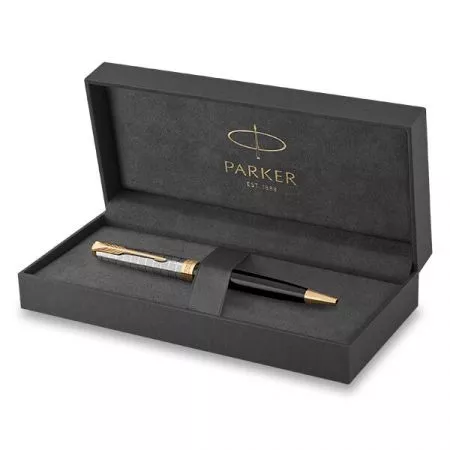 Parker Sonnet Premium Metal Black GT kuličková tužka