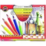 Pastelky Koh-i-noor 24ks Triocolor 3154 trojhranné silné