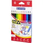 Pastelky Centropen 12 kusů - trojhranné jumbo 9522/12