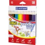 Pastelky Centropen 18 kusů - trojhranné 9521/18