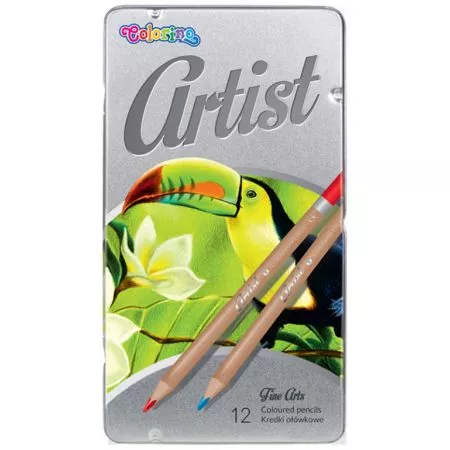 Pastelky Colorino Artist 12ks kovová krabička