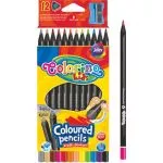 Pastelky Colorino trojhranné Black wood 12ks