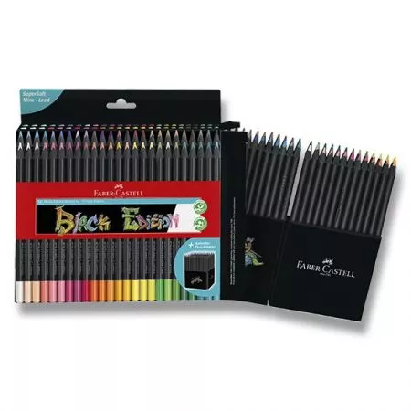 Pastelky Faber-Castell Black Edition 50 barev Extra Soft