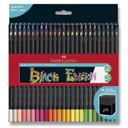 Pastelky Faber-Castell Black Edition Extra Soft - různé sady