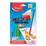 Pastelky Maped Color'Peps Duo oboustranné pastelky, 36 barev