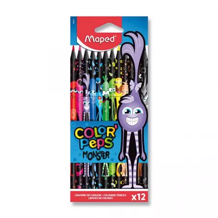 Pastelky Maped Color'Peps Monster 12 barev