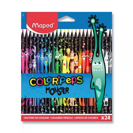 Pastelky Maped Color'Peps Monster 24 barev