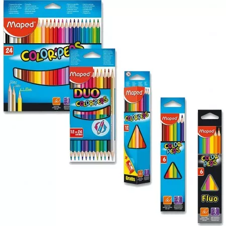 Pastelky Maped Color'Peps trojhranné - různé varianty