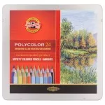 Pastelky Polycolor - Krajina 24ks 3824 Kreslířská souprava Koh-i-noor