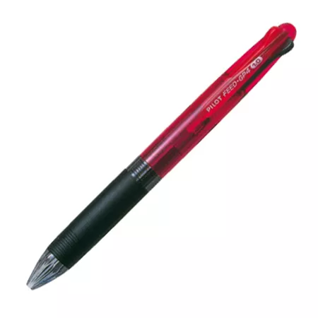 Pilot, Kuličkové pero 4barevka Feed-GP 4, 1.0, červená