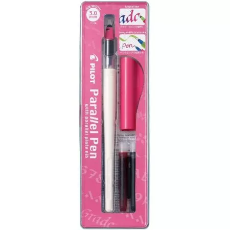 Pilot Parallel Pen FP3-30N-SS kaligrafické pero 3,0 mm růžová