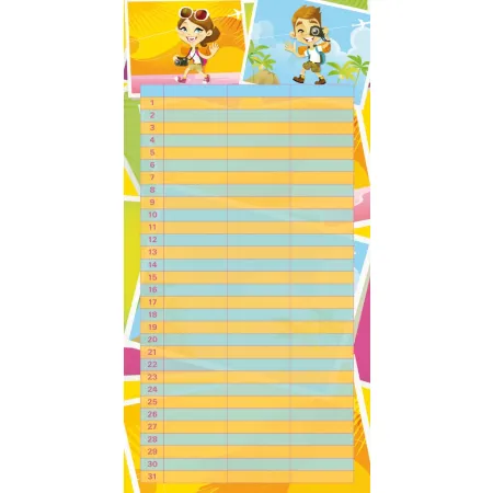 Plánovací Girls & Boys, poznámkový kalendář, 30 x 30 cm