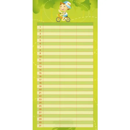 Plánovací Girls & Boys, poznámkový kalendář, 30 x 30 cm