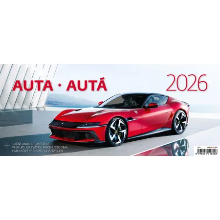 Plánovací kalendář Auta (S53-26)