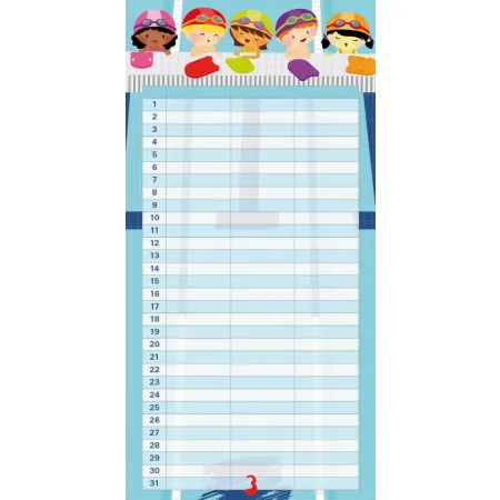 Plánovací kalendář Cowboys, nedatovaný, 30 x 30 cm