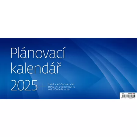 Plánovací kalendář MODRÝ (S64-25)