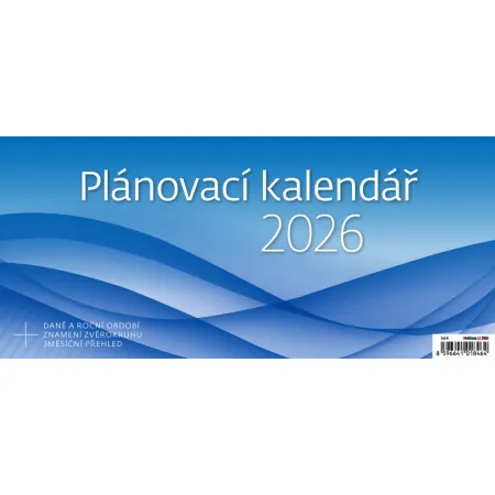 Plánovací kalendář MODRÝ (S64-26)